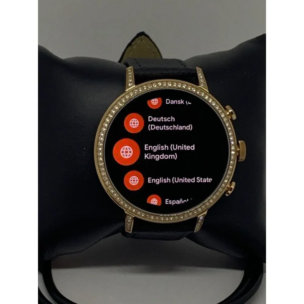 Fossil Gen 4 Authentic Digital Dial Smart Watch Custom Band FTW6011 QT502